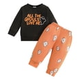 thumbnail image 5 of PEASKJP Baby Boy Clothes Newborn Infant Boy Outfits Romper Pants 2Pcs Clothing Set for 0 3 6 9 12 18 Month Boys Boys' Costumes (Black,3-6 Months), 5 of 9