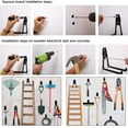 thumbnail image 5 of Stock Liquidationdreamyjulygarage Hooks Heavy Duty Garage Storage Hooks Tool Hangers for Garage Wall Utility Wall Mount with Anti Slip Coating for Garden Tools Ladders Bulky Items1 Hook, 5 of 9