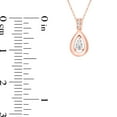 thumbnail image 3 of Diamaison 1/10 Cttw Natural White Diamond Pear Shape Pendant for Adult in 10Kp Gold, 3 of 3