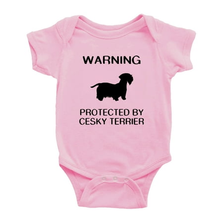 

Warning: Protected by A Cesky Terrier Dog Funny Baby Rompers Infant Clothes (Pink 6-12 Months)