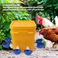 thumbnail image 2 of Cuenco bebedero automático para pollos cuenco alimentador de agua fácil de instalar para aves de corral palomas y loros ANGGREK Otros, 2 of 7