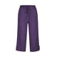 thumbnail image 4 of Pantalones capri Augper Fashion de verano para mujer, informales, holgados, con bolsillos y cintura elástica, 4 of 6