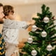 thumbnail image 5 of Seyotauo 6 Pcs Christmas Ball Ornaments 2.36 inch Glittering Shatterproof Plastic Xmas Balls Baubles Set with Stuffed Delicate Decoration with 5 Styles Hanging Bulbs Pendants for Holiday Party Decor, 5 of 6