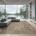 thumbnail image 2 of ODIKA 8'x10' Ultra-Soft Area Rug, Front Door Scattered Dot Geometric Transitional Paneled Bedside None Washable, Bare feet friendly, Silk-Touch for Bedroom, Under Sectional, 2 of 7