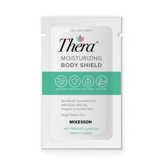 Thera Moisturizing Body Shield, Scented Cream - Individual Packets, 4 grams, 864 Ct