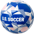 thumbnail image 5 of Icon Sports U.S. Soccer Ball, PVC, Blue/Pink Geometric Design, Size 4, 5 of 6