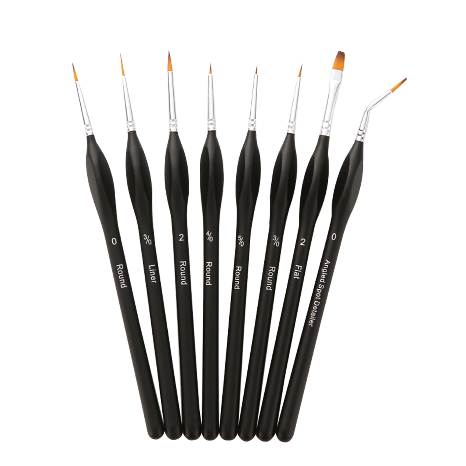 Paint by Numbers Art Supplies Kit 15PCS Miniature Paint Brushes,Tiny Professional Micro Miniature Painting Brushes Kit with Ergonomic Handle for Acrylic Watercolor Oil 