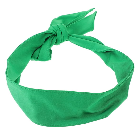 OFFIGAM Headband for Women Man Headband Green Cloth 1Pack