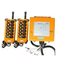 thumbnail image 1 of Industrial Wireless Radio Remote Controller Switch 1 Receiver+ 2 Transmitters Control Hoist Crane Control Lift Crane ,Stability, 1 of 6