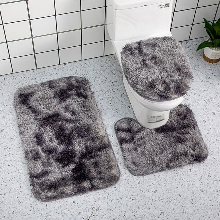 Bathroom Water Absorption Mat Toilet Anti-slip Foot Mat Thickened Door Mat  For Bedroom Toilet Entrance Home Use