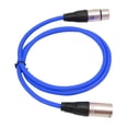 thumbnail image 3 of Cable de micrófono macho a hembra de 3 pines Cable adaptador de audio duradero para micrófonoAzul, 3 of 10