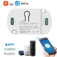 thumbnail image 2 of Commutateur Intelligent Wi-Fi Compatible avec Amazon Alexa et pour Google Home, Minuterie 10 A/2200 W, Commutateur à Distance Sans Fil pour Android/IOS, Contrôle par Application pour Appareils Électriques, Module Universel d'Automatisation pour Maison Intelligente, 2 of 8