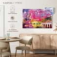 thumbnail image 5 of Elephant Stock Nashville Buildings Grunge Wall Art - Horizontal Canvas Wall Art - Living Room Wall Decor - Places Canvas - Beige And Brown Decor - 36" x 24", 5 of 8