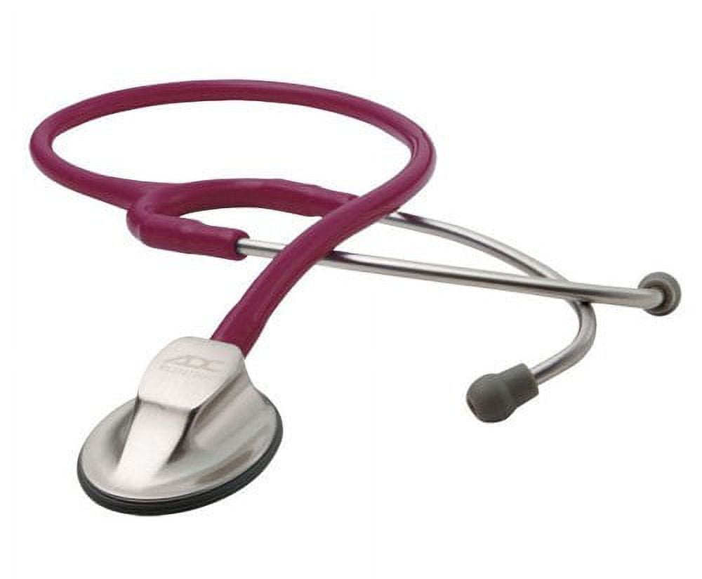 ADC ADSCOPE 615 Professional Platinum Edition Stethoscope, Burgundy - Model 615BD, Each