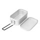 thumbnail image 1 of Caja Bento portátil de aluminio con asa plegable, ligera y a prueba de fugas para preparar comidas al aire libre y almacenar alimentos calientes, 1 of 5
