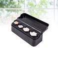 thumbnail image 4 of Miangastore Car Coin Box Loose Change Storage Box Car Coin Case Money Bank Holder (Black), 4 of 9