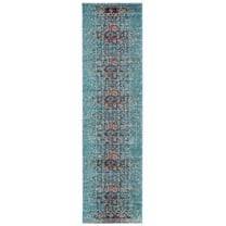 SAFAVIEH Monaco Annabelle Vintage Runner Rug, Blue/Multi, 2'2" x 14'