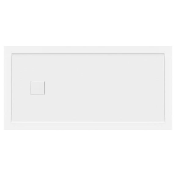 LessCare 60 x 30 Left Double Threshold Shower Pan Base Wall Corner Left Drain