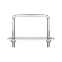 Square U-Bolts 2 Sets 62mm Inner Width 60mm Length M6 304 Stainless Steel U Clamp Bolt