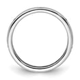thumbnail image 2 of Auriga Fine Jewelry 14K White Gold Size 5 Bezel-set 1/10 carat Diamond Complete Eternity Band for Women, 2 of 6