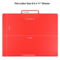 thumbnail image 6 of RYWESNIY Plastic Colored File Folders,1/3 Cut Tab,Heavy Duty File Folders with Labels,Letter Size,18 Pack, 6 of 7
