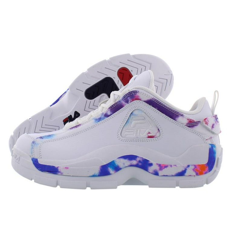 Fila Grant Hill 2 Low Tie Dye Mens Shoes Size 13, Color: White