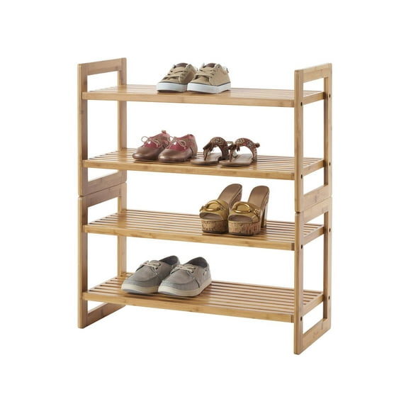 TRINITY Bamboo Shoe Rack - (2 Pack)