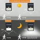 thumbnail image 4 of Luces de pared Sensor de luz solar LED Luces de pared 100pcs Cuentas LED IP65 Impermeable Sensor de movimiento PIR con energía solar Luces de ahorro de energía Luces nocturnas para jardín Patio Camino Romacci Luces de pared, 4 of 7