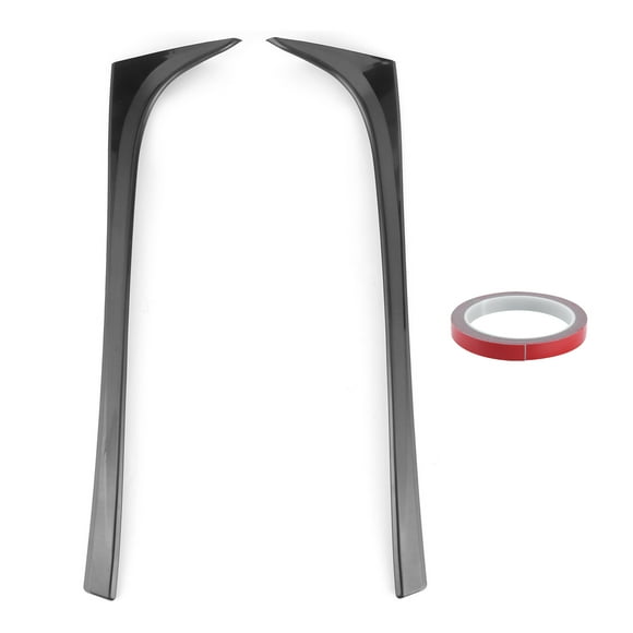 Alerón trasero para ventana de coche, accesorio embellecedor lateral para MK7 MK7.5 2014-2018Negro brillante