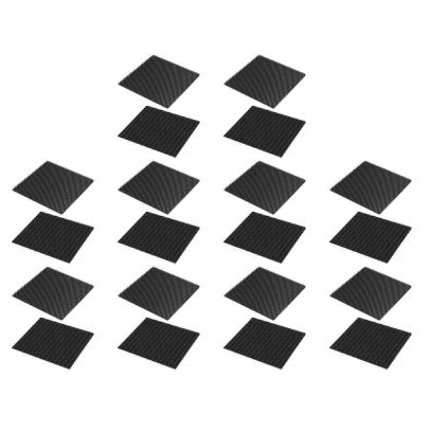 DQrwqpou Pegatinas Fijación para Alfombras Coche Parches Antideslizantes para Azulejos Del (cuadrados) 2 Uds.