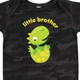 thumbnail image 4 of Inktastic Little Brother Dinosaur Boys Baby Bodysuit, 4 of 5
