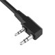 thumbnail image 1 of Walkie U94 de 2 Pines U94 Walkie Talkie de 2 Pines Accesorios para Exteriores Adaptador de Cable PTT para Auriculares Tácticos Z, 1 of 8