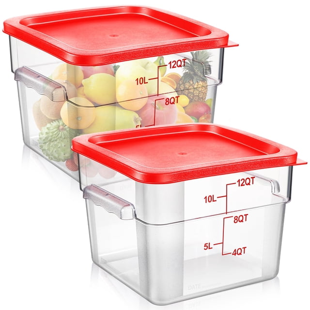 Contenedor de almacenamiento de alimentos Suclain Square Policarbonato 6L