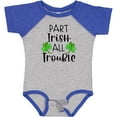thumbnail image 3 of Inktastic Part Irish All Trouble St. Patrick's Day with Green Clovers Boys or Girls Baby Bodysuit, 3 of 5