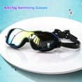 thumbnail image 4 of Yucurem One-Piece Swimming Goggles for Adults, Anti-Fog Swim Pool Eyewear, Large Frame Diving Glasses (Black), 4 of 10