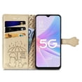 thumbnail image 4 of Funda Cartera FOXDOCK para OPPO A78 , Flip PU con Relieve de Gatos y Perros, Tarjetero y Soporte, 4 of 6