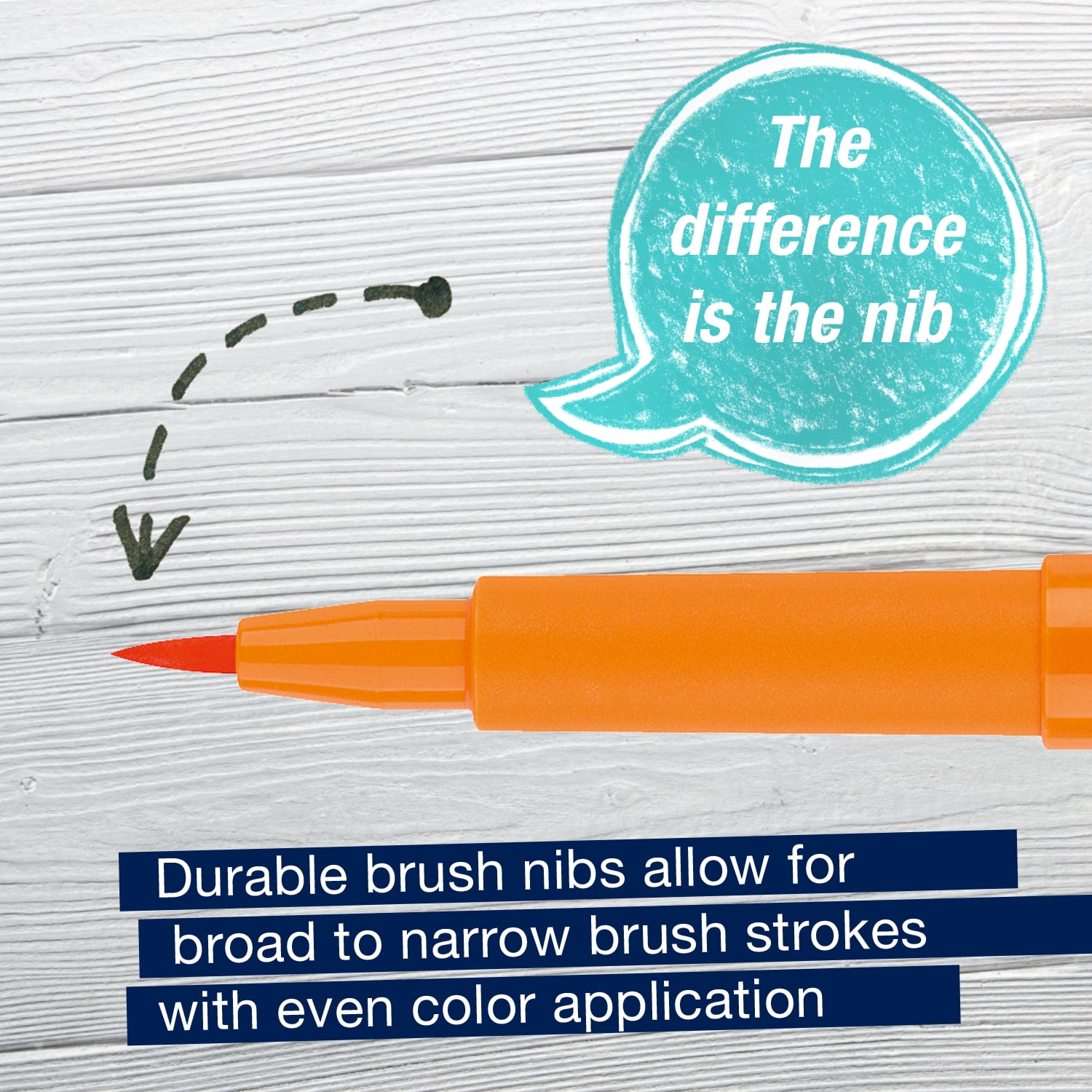 Faber-Castell Pitt Artist Brush Pens – Lettering Markers – 4 Pens
