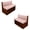 Beige-Cow Print, variant on SCRAWLGOD Hummingbird Floral Print RV Dinette Cushions Covers Stretch Universal Camper Car Cushion Slipcover Stain Resistant 2 Piece Set RV Couch Cover for Camper Car Bench Seats