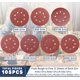 thumbnail image 2 of Disques a Poncer 125mm 105pcs Disque de Ponçage pour Ponceuse Excentrique, pour Polir le Bois aussi le Métal(15pcsXGrain Abrasif de 40/60/80/150/240/320/600) brillar Electrónica, 2 of 3