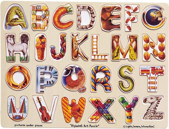 melissa and doug alphabet art puzzle