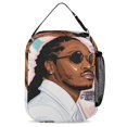 thumbnail image 5 of Future Backpack  Rapper 17 Inch 3 Piece Set with Insulated Lunch Bag and Pencil Case, Bookbag Laptop Backpack Cartoon Durable Lightweight Casual Backpack, 5 of 8