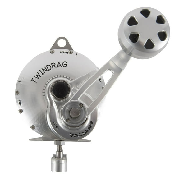 Accurate Valiant 2SPD Silver - BV2-1000L Left Conventional Reel