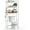 3 Tiers (66.9"H), variant on Over The Toilet Storage, 3-Tier Bathroom Organizer with Adjustable Shelves, Space-Saving, Cloud White