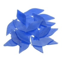Stained Glass Mosaic, Leaf Glass Mosaic Tiles Bulk for Craft DIY Handmade Projects Sky Blue