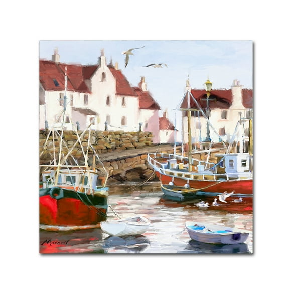 Trademark Fine Art 'Gull Harbour Square' Canvas Art by The Macneil Studio