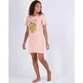 thumbnail image 4 of 3 Pack: Women's Printed Nightshirt Short Sleeve Ultra-Soft Nightgown Sleep Dress (Available In Plus Size), 4 of 5