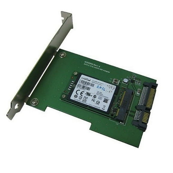SATA III Adapter for mSATA SSD with PCI-e Full Bracket
