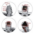thumbnail image 3 of Llave universal con 5 perfiles, 1 unidad - llave triangular, llave cuadrada, llave para armario de distribución, cuadrada, triangular - llave universal para armarios y sistemas de cierre habituales, 3 of 6