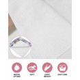 thumbnail image 6 of Purple Flowers Kitchen Dish Towels for Drying Dishes Set of 4, Weeping Spring Floral Bicycle Wooden Waffle Weave Microfiber Hand Tea Bathroom Towels Quick Dry & Absorbent Towel 15.7x23.6, 6 of 7