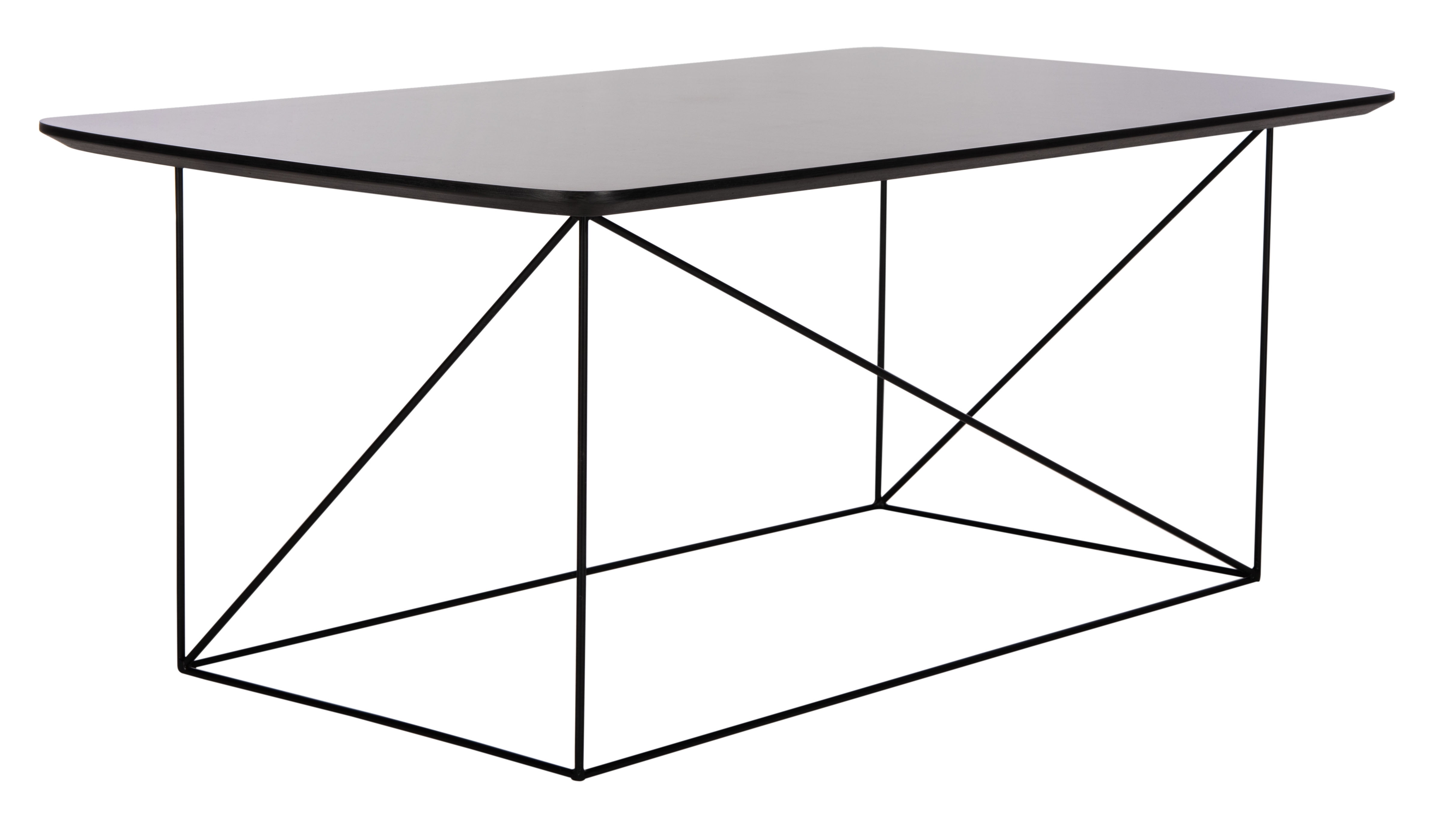 Safavieh Home Rylee Taupe and Black Rectangle Coffee Table